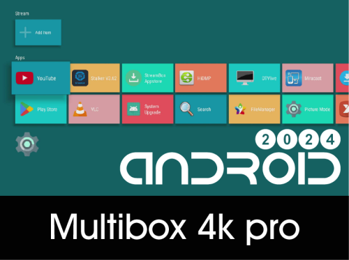 Android 8.0 Miltibox 4K PRO 2025
